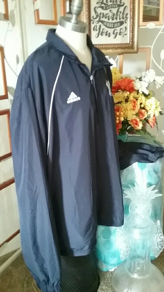 Adidas Men's (NY logo) Pullover Windbreaker - Picture 4 of 8